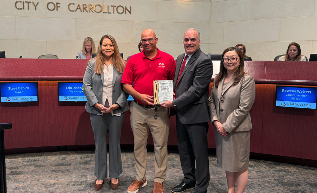 Operation Kindness Humane Society receiving award